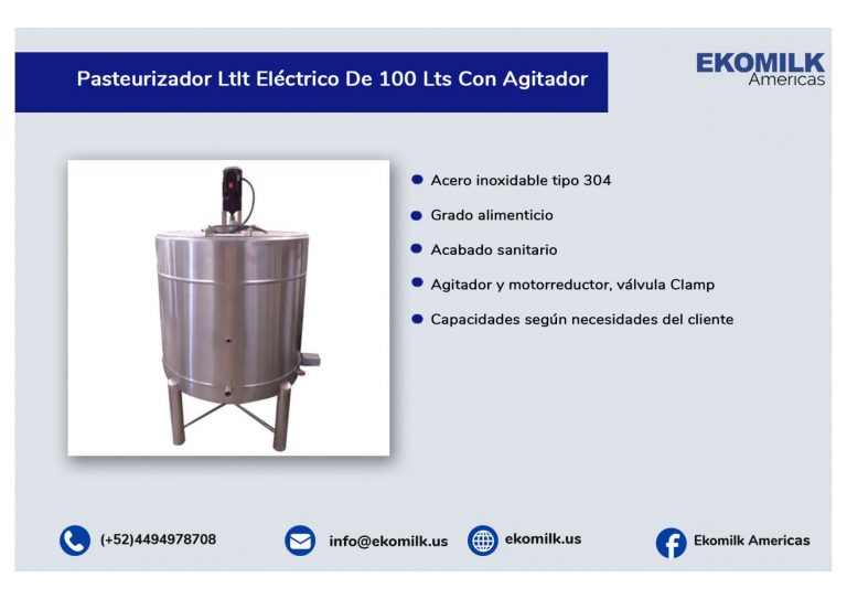 Pasteurizador Ltlt Eléctrico